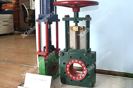 Manual knife gate valve