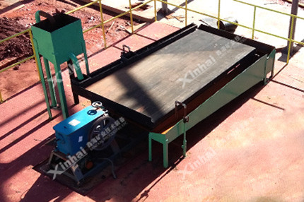 Ore beneficiation shaker